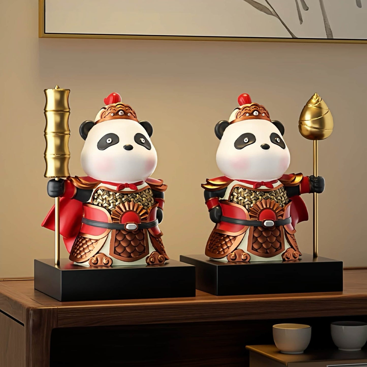 🐼 パンダドアガーディアン – 手作りのエコ樹脂で家庭と平和を守るプロテクター