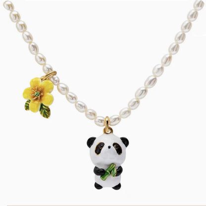 Panda Charm Pendant – A Playful Touch of Whimsy for Your Look 🐼✨