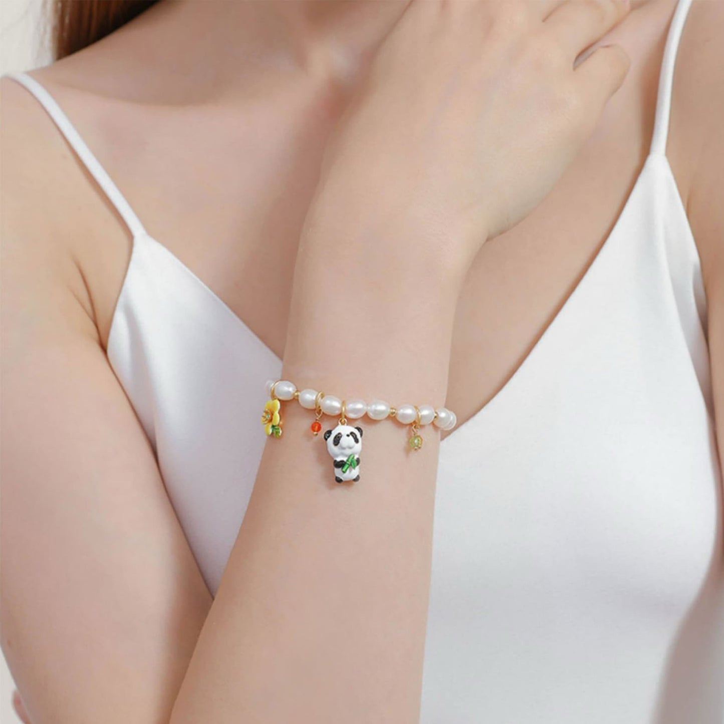 Panda Charm Pendant – A Playful Touch of Whimsy for Your Look 🐼✨