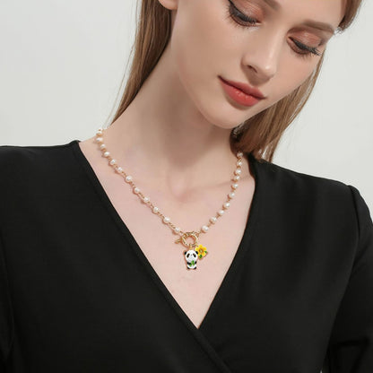 Panda Charm Pendant – A Playful Touch of Whimsy for Your Look 🐼✨