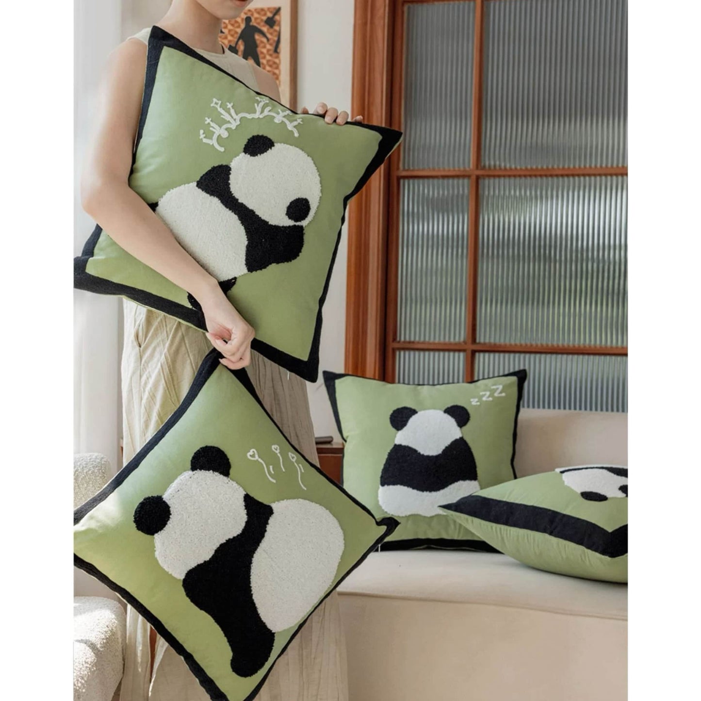 Almohada de abrazos de panda: el compañero de abrazos perfecto para comodidad y alegría 🐼💖