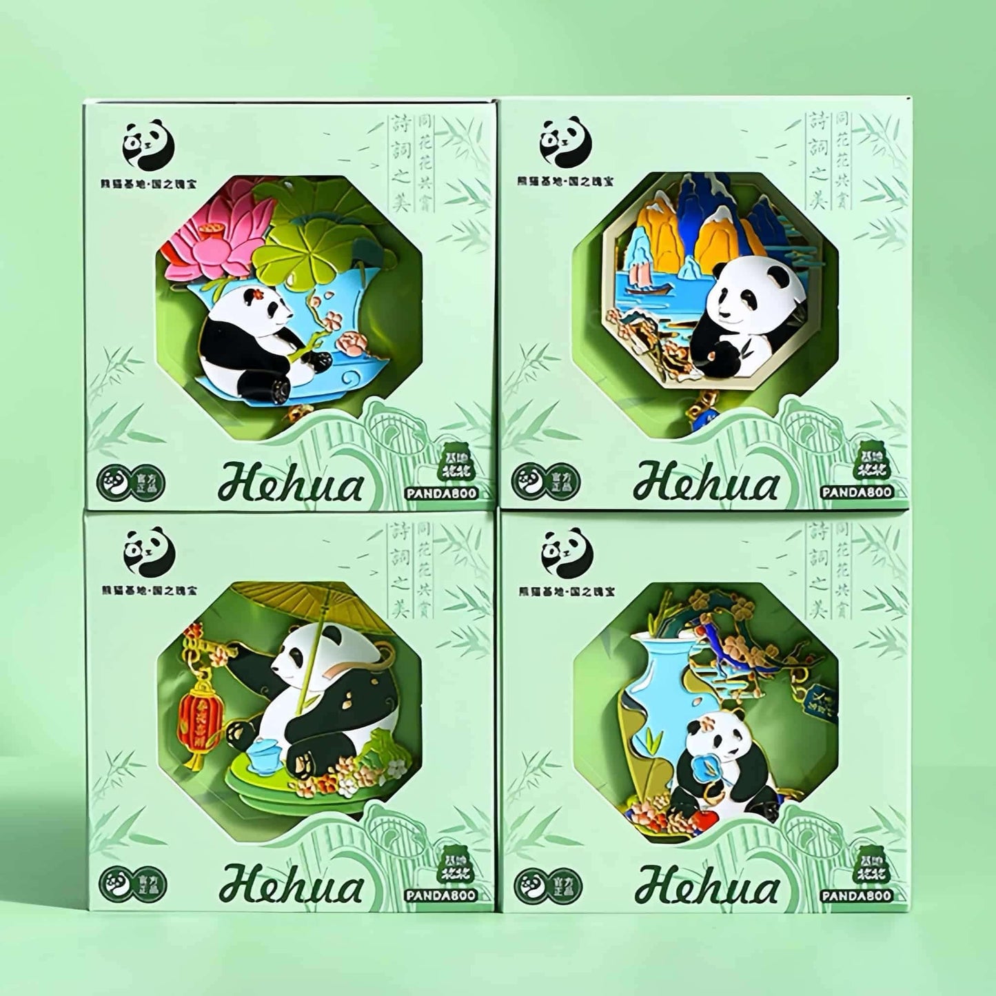 Set de imanes de poesía de Panda: ¡Despierta alegría y serenidad en cada rincón!