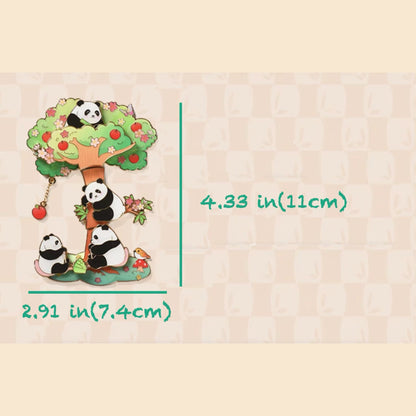 Decoración magnética de panda mágico: el adorable panda que ilumina cada momento 🐼✨