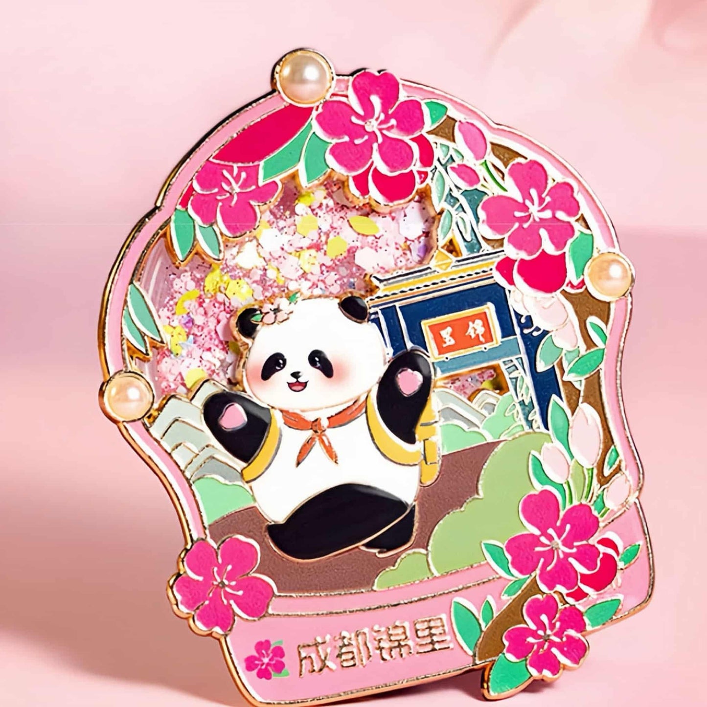 Set de imanes mágicos de pandas: ¡Sigue la alegría y deja que los pandas hagan su magia! 🐼✨