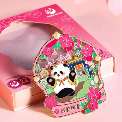 Set de imanes mágicos de pandas: ¡Sigue la alegría y deja que los pandas hagan su magia! 🐼✨