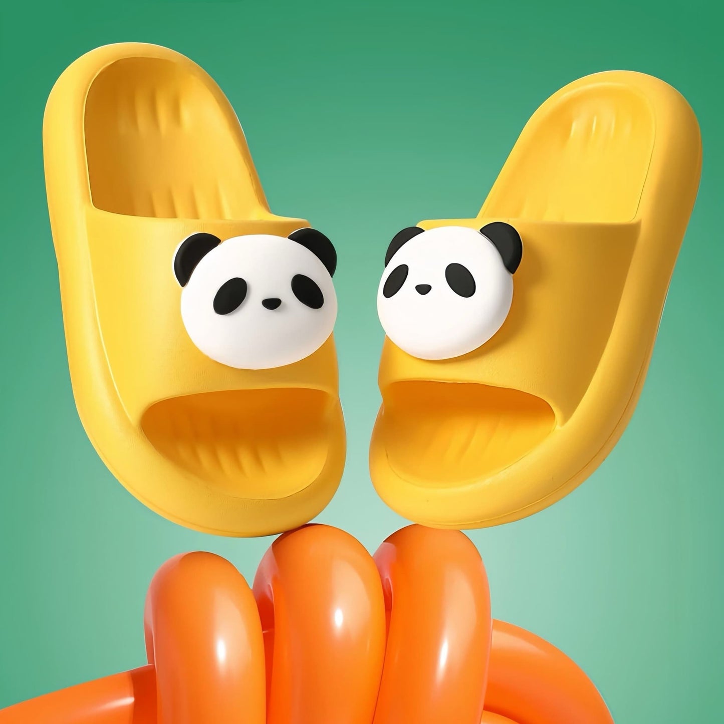 🥿 Panda Hug Slippers – Super Soft, Comfortable & Adorably Fun Footwear