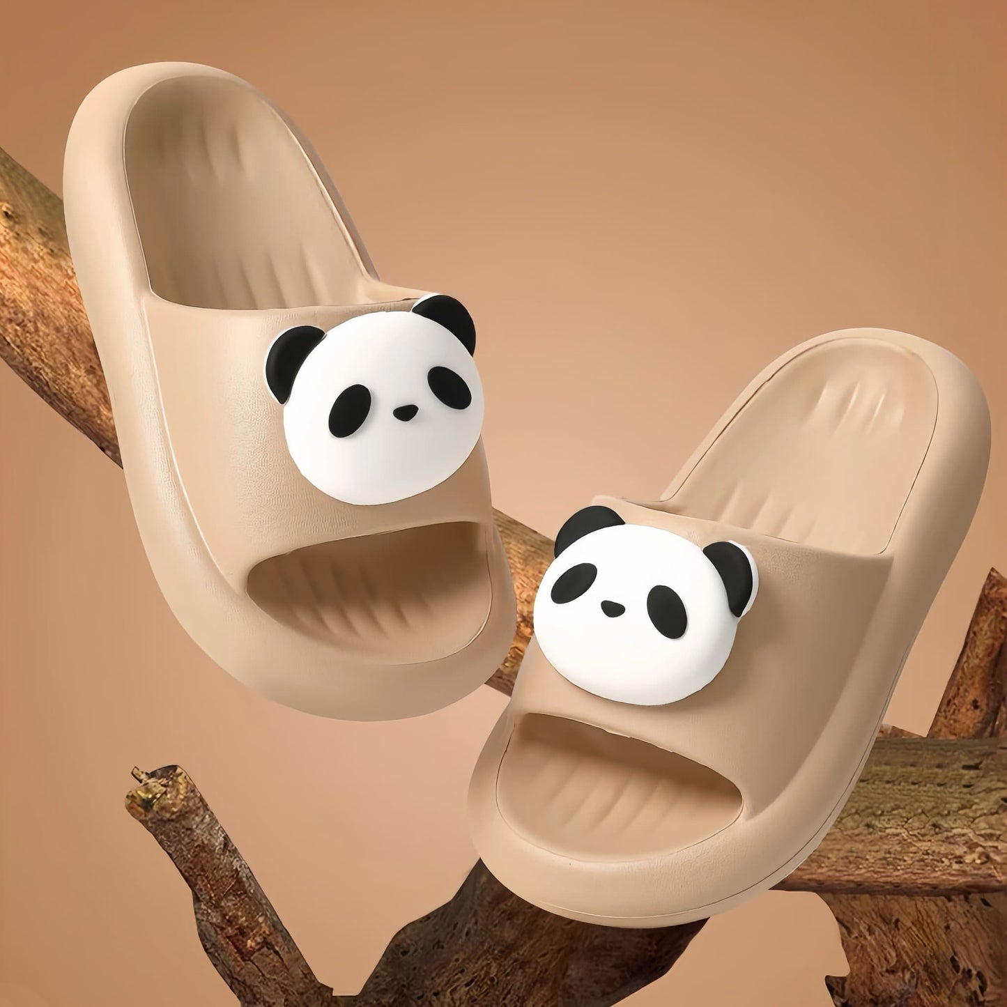 🥿 Panda Hug Slippers – Super Soft, Comfortable & Adorably Fun Footwear