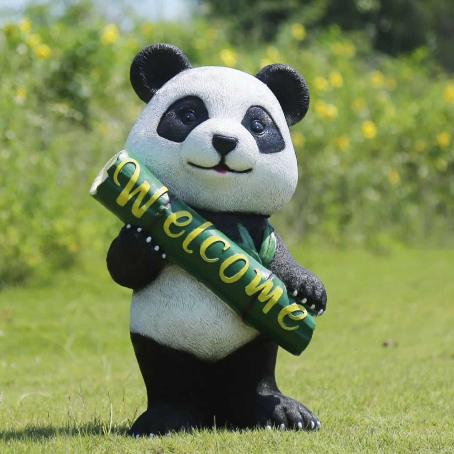Escultura de panda personalizable: un toque artístico único para tu espacio 🐼🎨