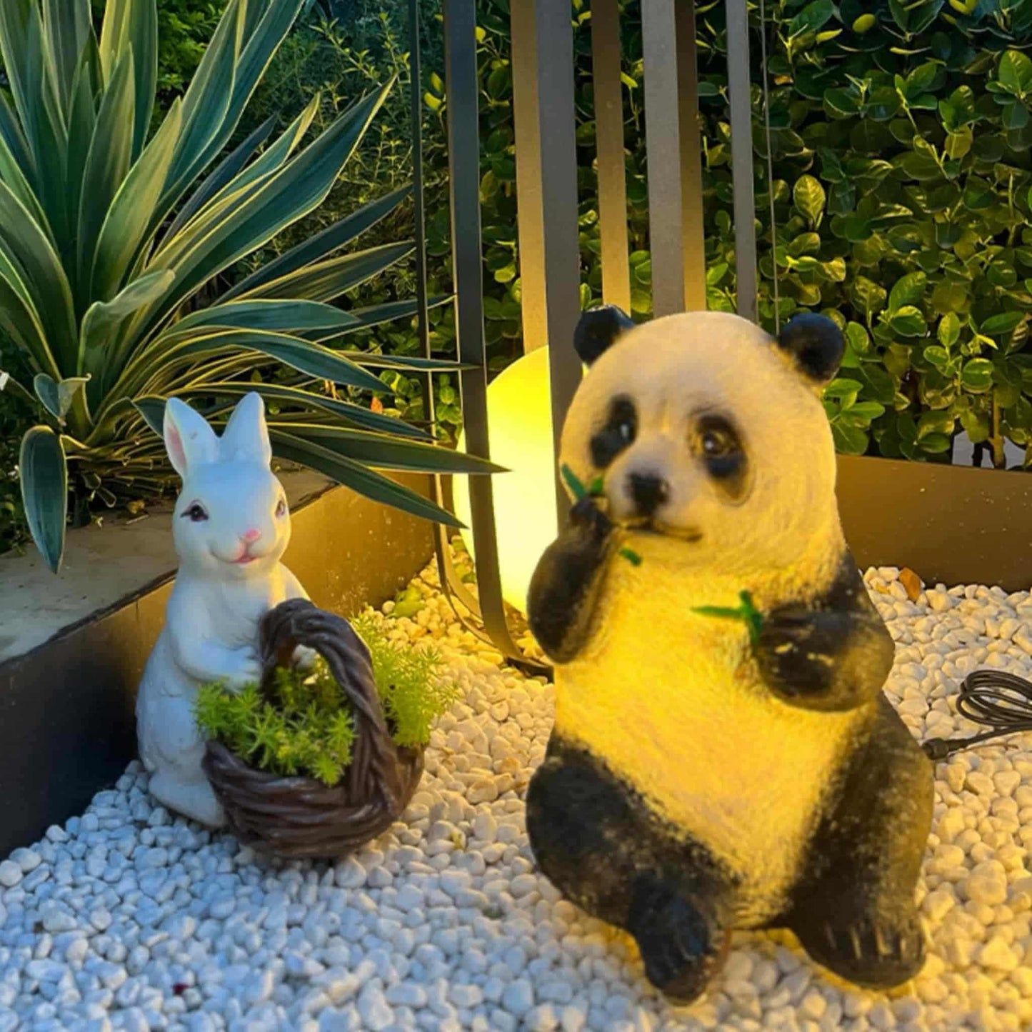 Escultura de panda personalizable: un toque único para tu espacio 🐼🎨