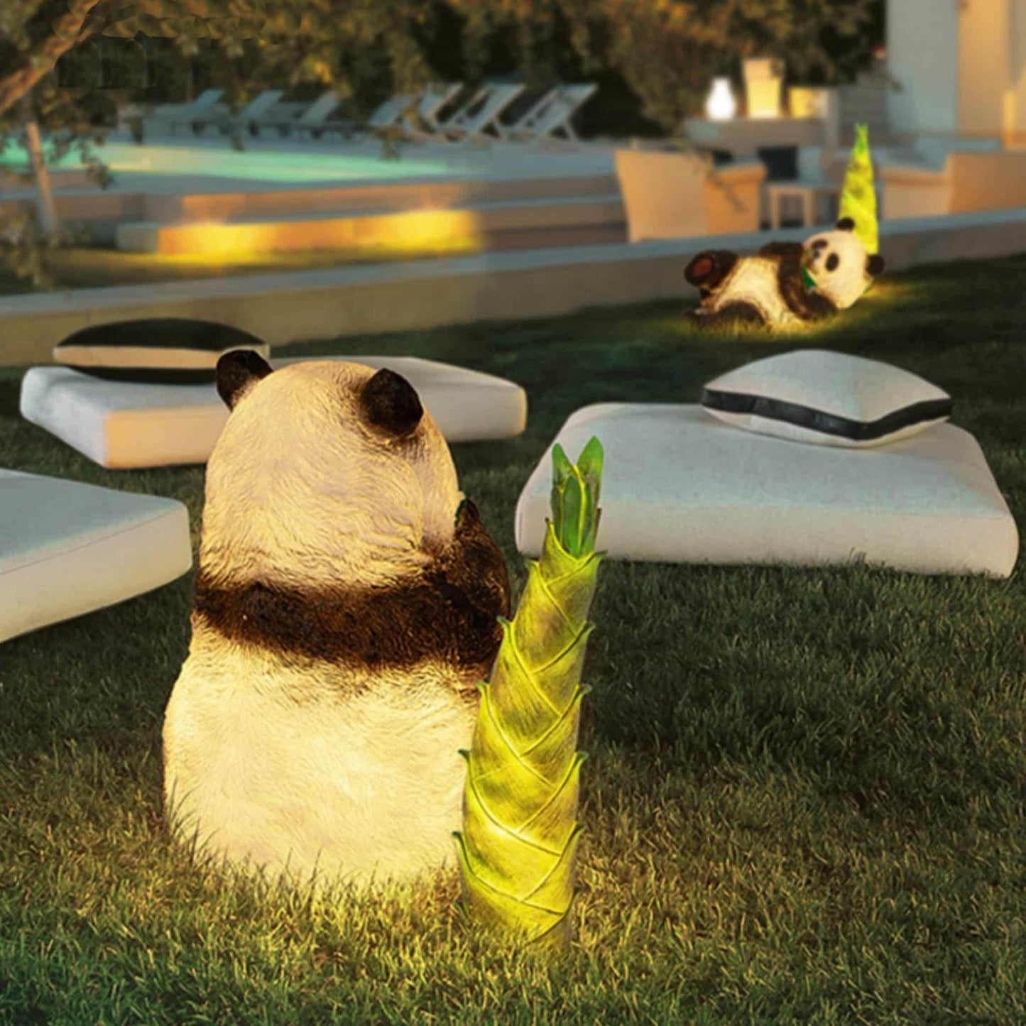 Escultura de panda personalizable: un toque único para tu espacio 🐼🎨