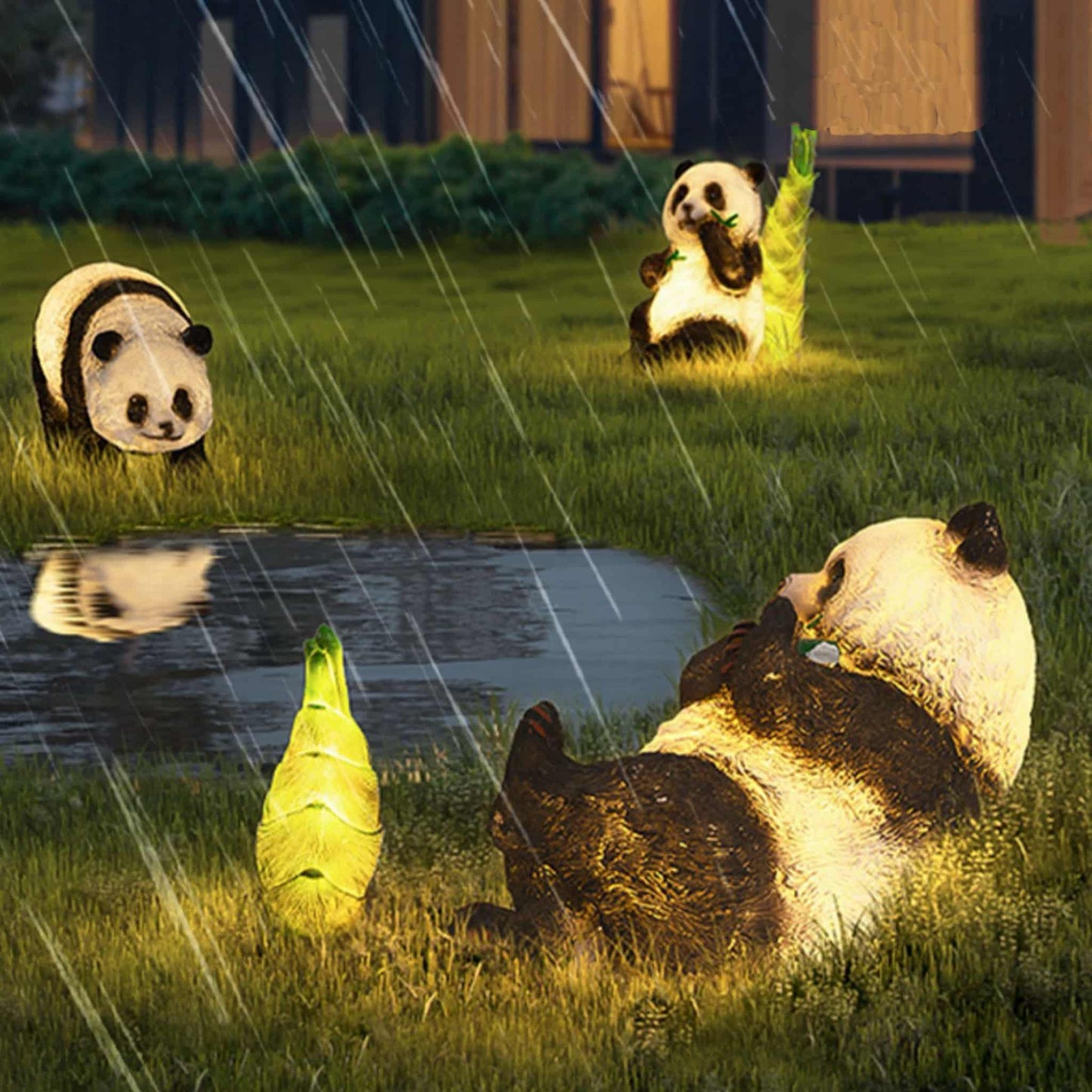 Escultura de panda personalizable: un toque único para tu espacio 🐼🎨