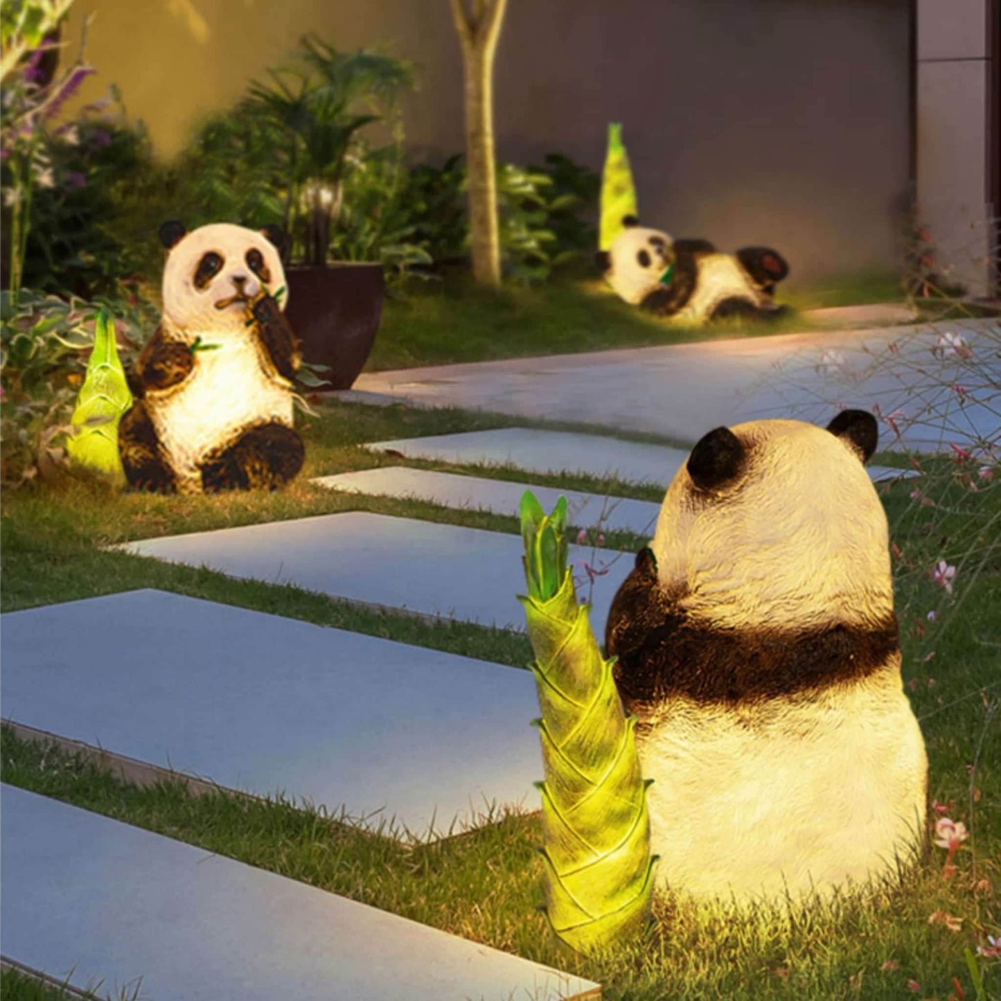 Escultura de panda personalizable: un toque único para tu espacio 🐼🎨