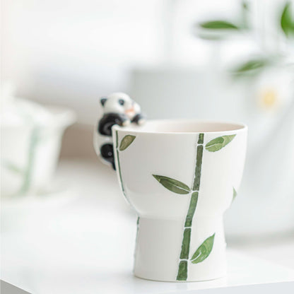 パンダティーカップ – 伝統、優雅さ、そして魅力の融合 🍵🐼