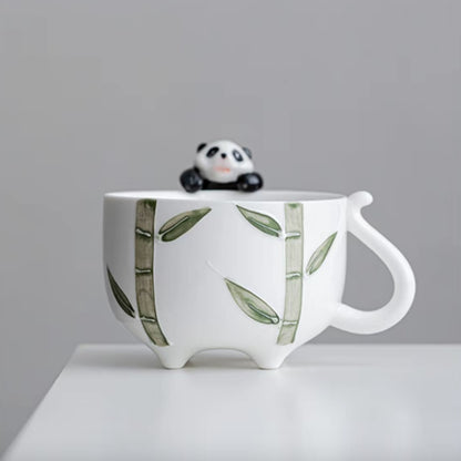 パンダティーカップ – 伝統、優雅さ、そして魅力の融合 🍵🐼