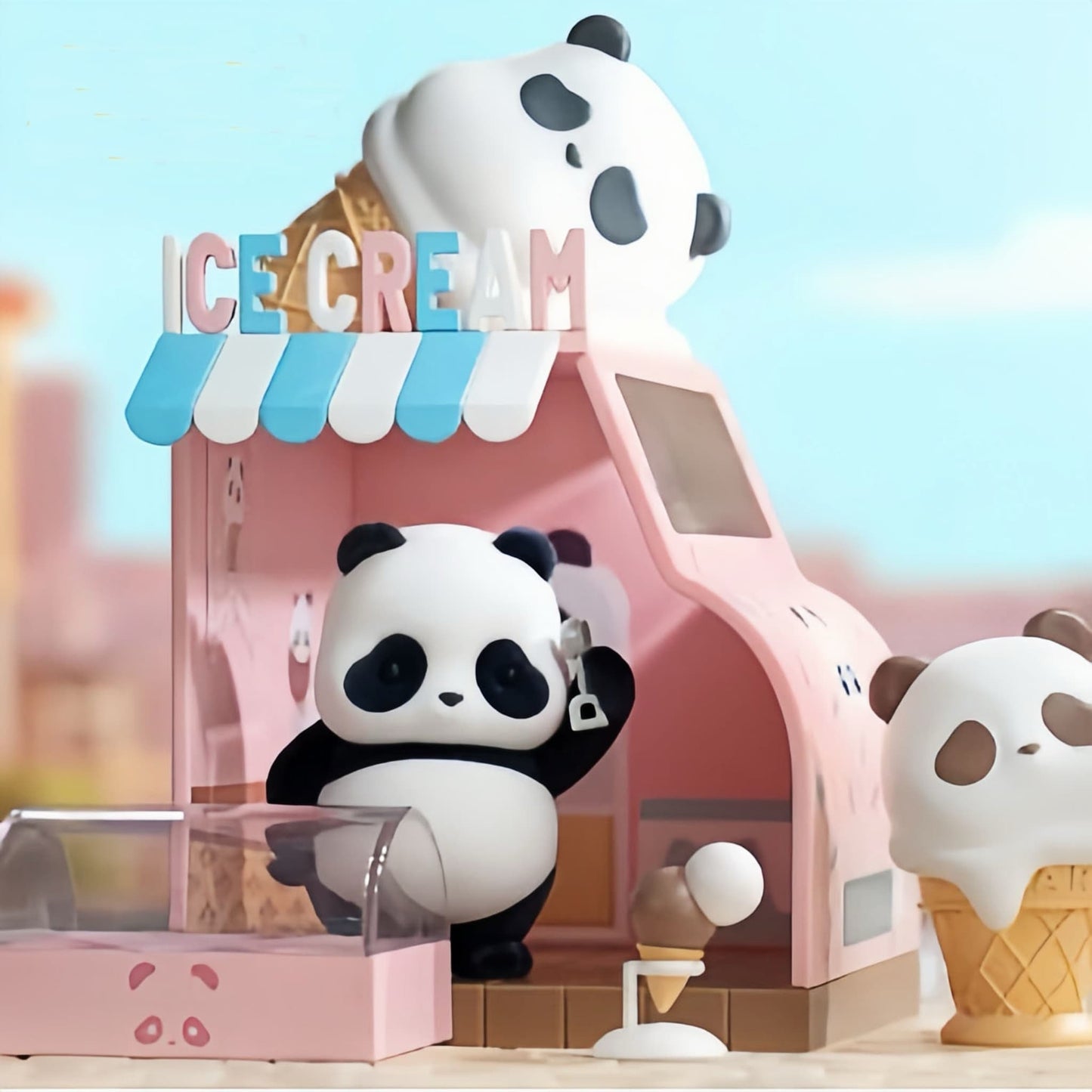 パンダタウンぬいぐるみコレクション - 隠し＆超隠しエディション付きミステリーブラインドボックス