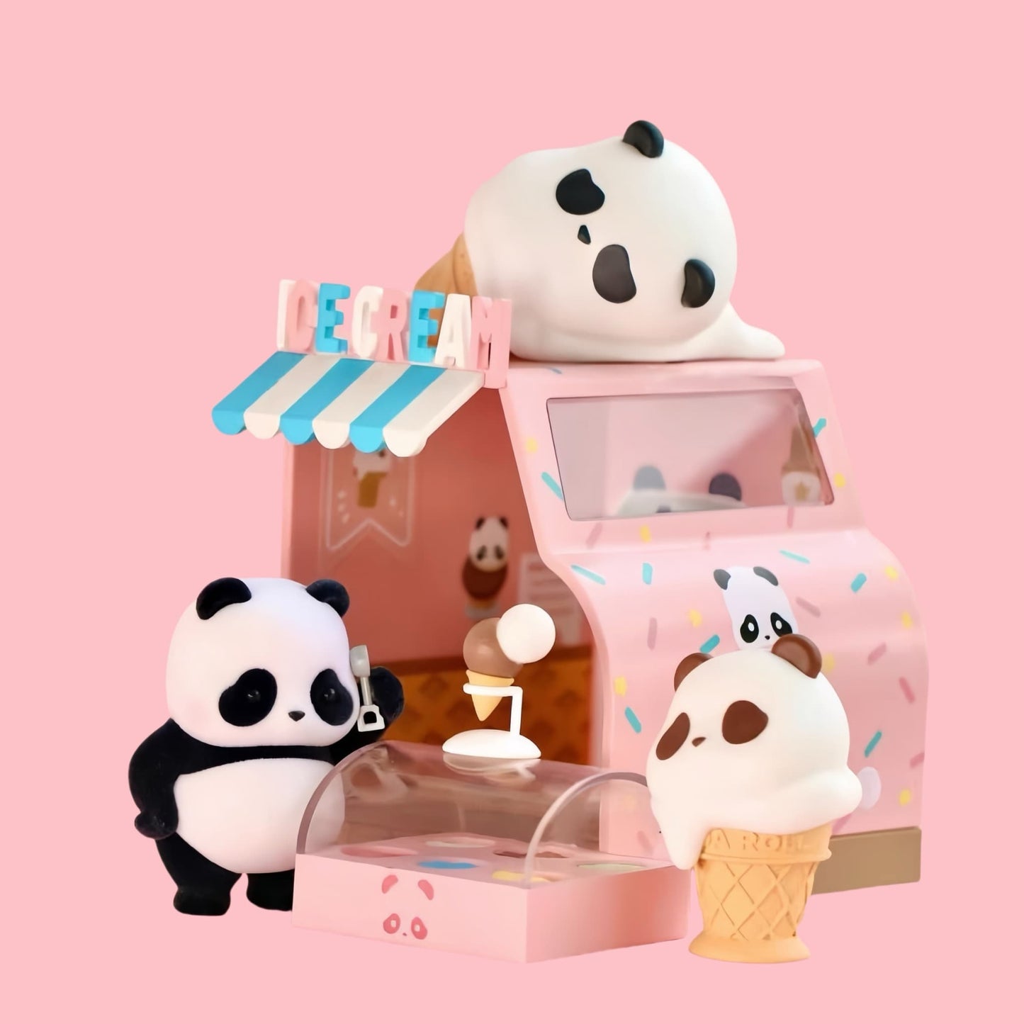 パンダタウンぬいぐるみコレクション - 隠し＆超隠しエディション付きミステリーブラインドボックス