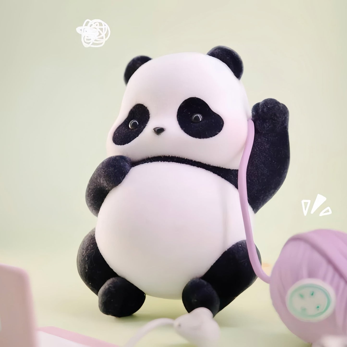 愛らしいパンダから猫へのぬいぐるみ - 隠しエディションと超隠しエディションを備えたミステリーブラインドボックス