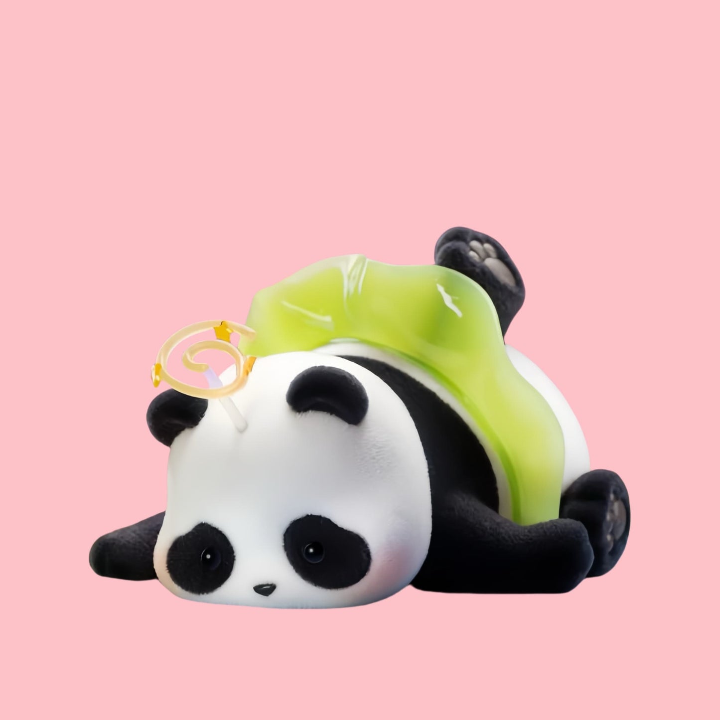 愛らしいパンダのサプライズぬいぐるみ - 謎のデザインが施された希少な限定版パンダぬいぐるみを開封